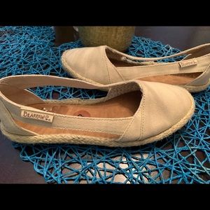 New  BearPaw slip on canvas shoes